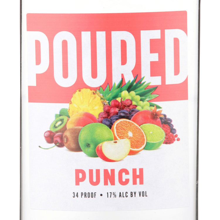 Poured Punch Flavored Wine - 200ML - Front Label
