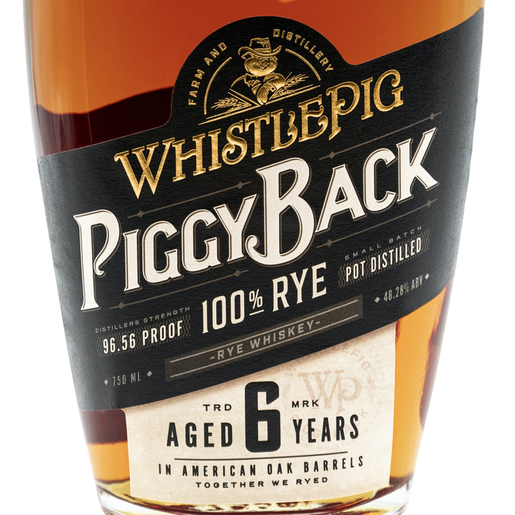 Whistlepig Canadian Rye Whisky Piggyback 6 Yr 96.56 - 750ML