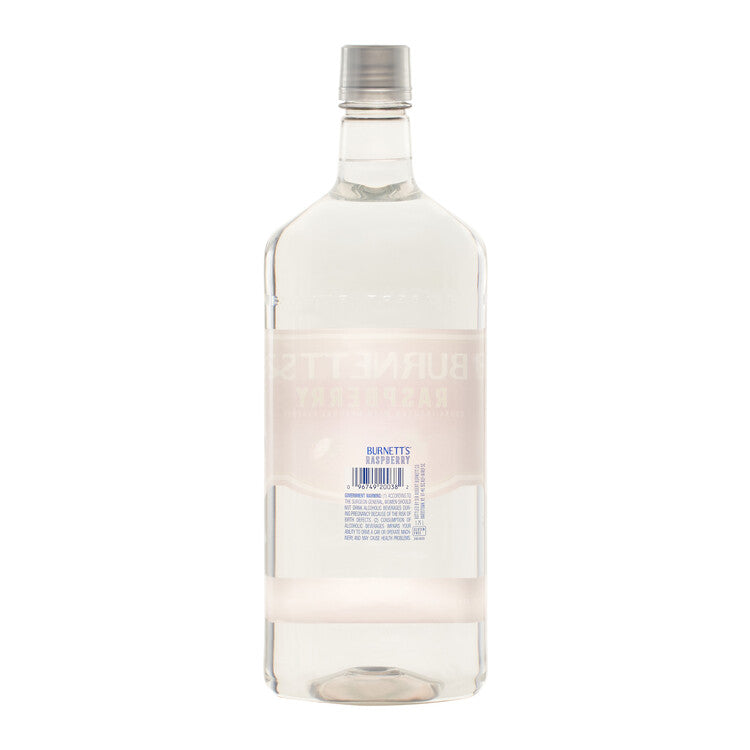 Burnett's Raspberry Flavored Vodka 60 - 1.75L - Back Label