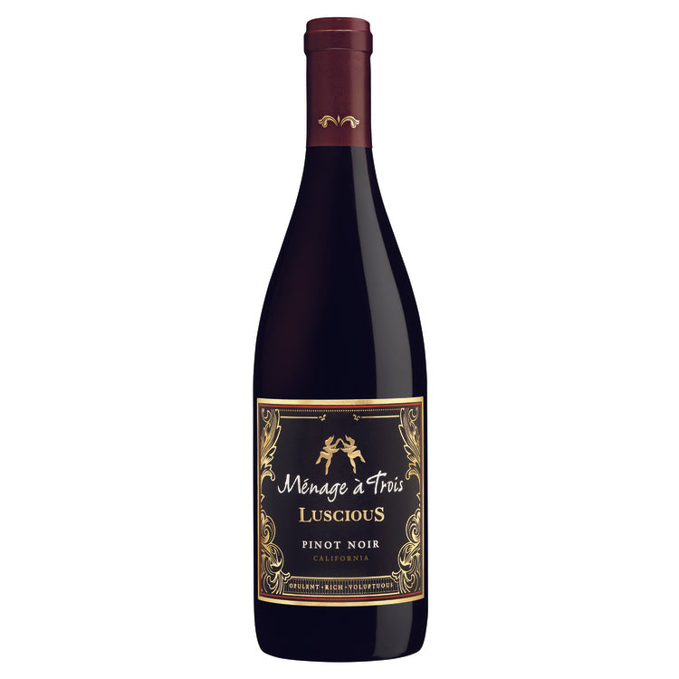 Menage A Trois Pinot Noir Luscious California - 750ML