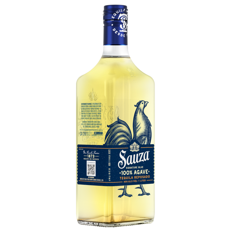 Sauza Tequila Reposado Signature Blue 80 - 1.0L - Front Label
