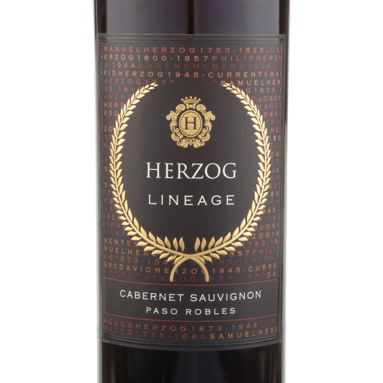 Herzog Cabernet Sauvignon Lineage Paso Robles - 750ML - Front Label