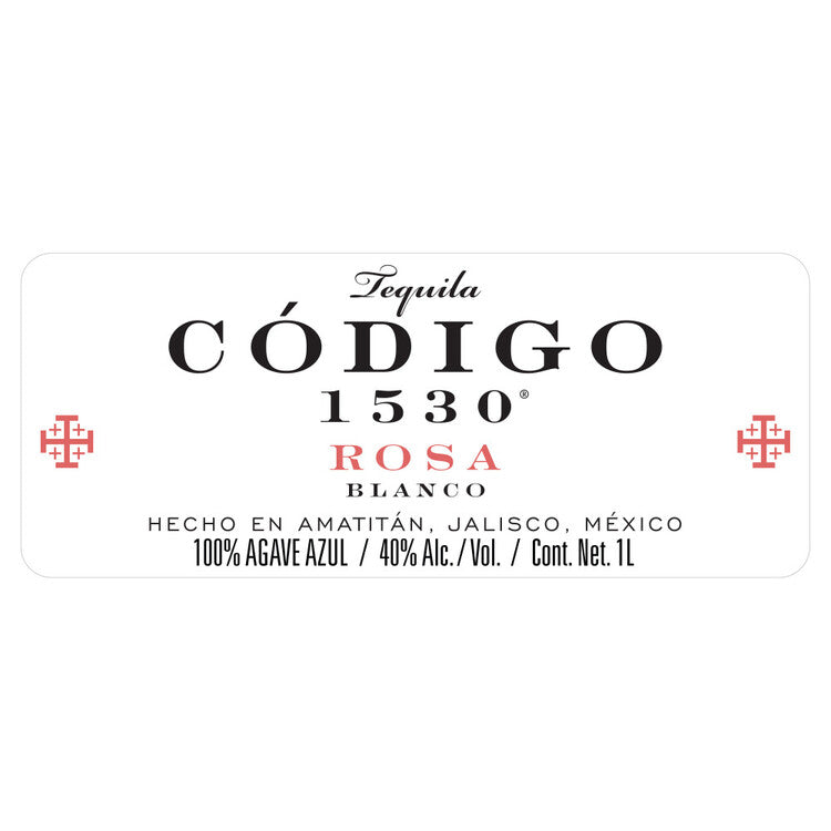 Codigo 1530 Tequila Blanco Rosa 80 - 1.0L