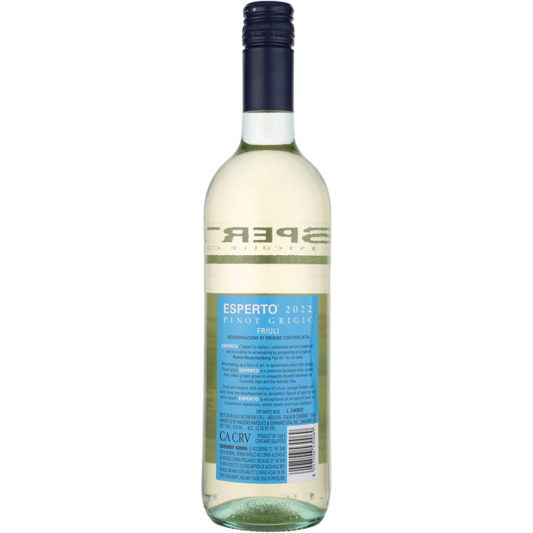 Esperto Pinot Grigio Artist Collection Friuli 2023 - 750ML