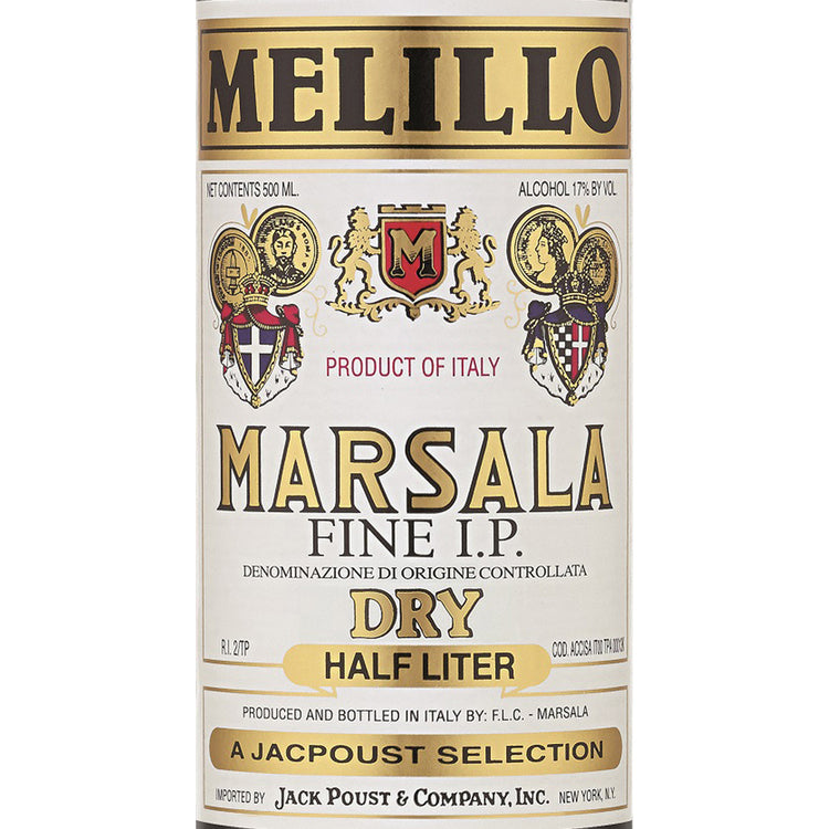 Melillo Marsala Dry Fine I.P. - 500ML - Front Label