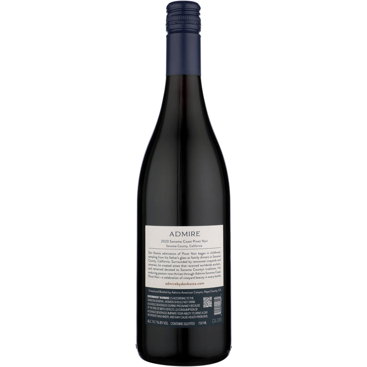 Admire Pinot Noir Sonoma Coast 2023 - 750ML