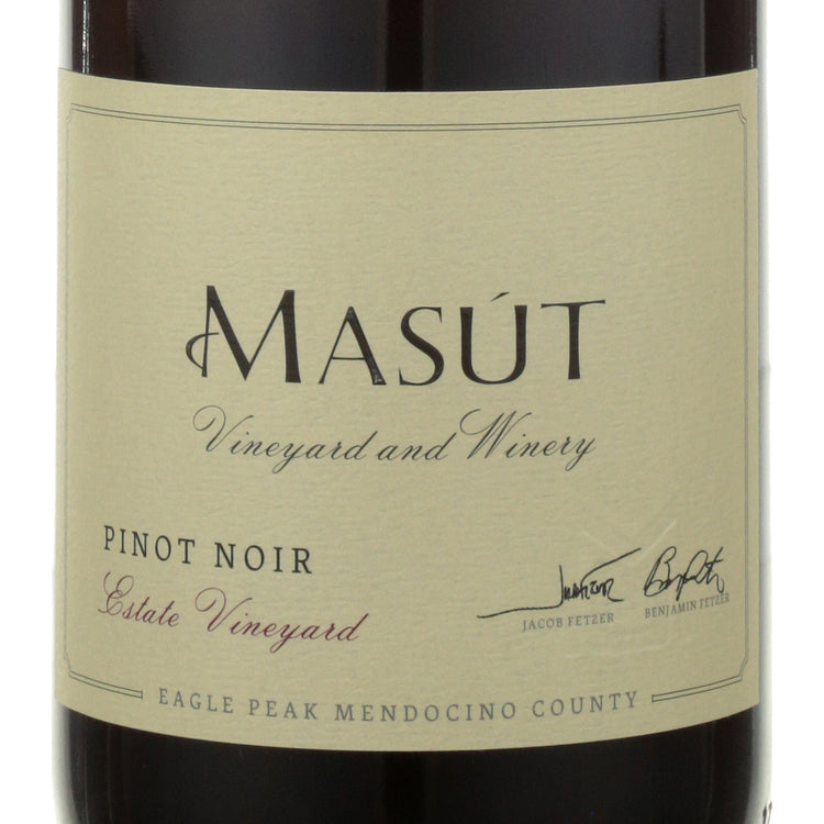 Masut Pinot Noir Estate Vineyard Eagle Peak Mendocino County 2019 - 750ML