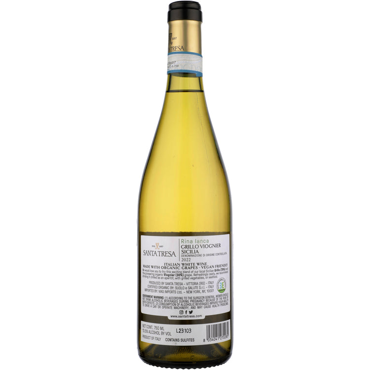 Feudo Di Santa Tresa Grillo/Viognier Rina Ianca Sicilia 2022 - 750ML