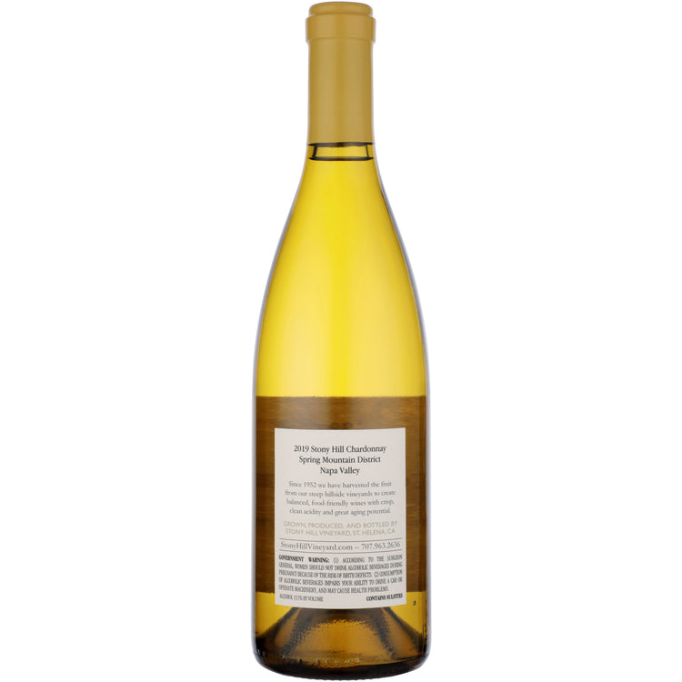 Stony Hill Chardonnay Spring Mountain District 2019 Wood Box - 750ML
