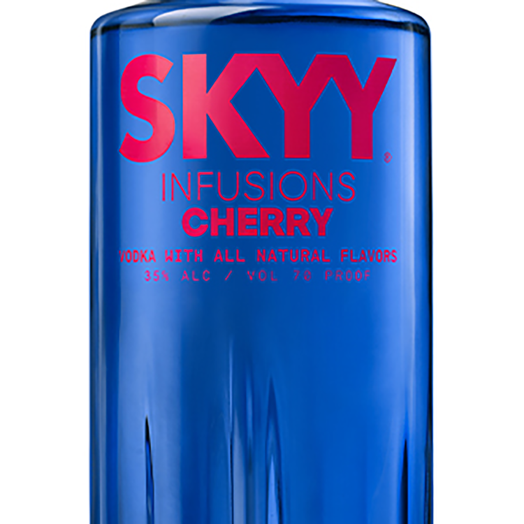 Skyy Cherry Flavored Vodka Infusions 70 - 1.0L - Front Label