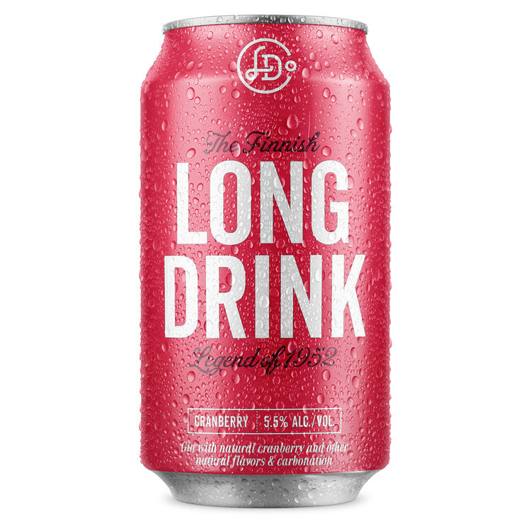 The Long Drink Company Cranberry Cocktail 11 - 355ML - Front Label