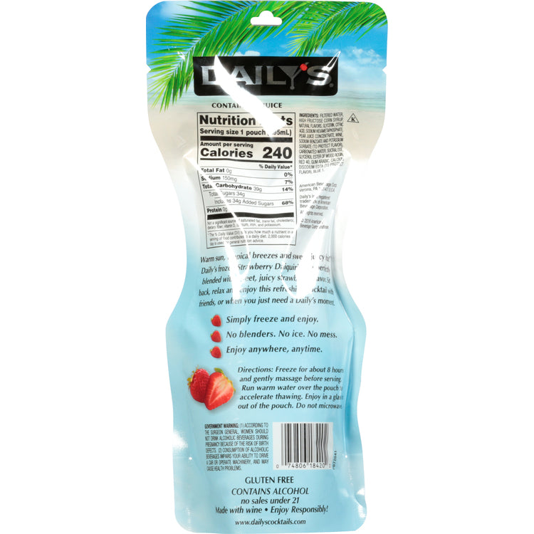 Daily'S Strawberry Daiquiri Wine Based Cocktail - 10 Z