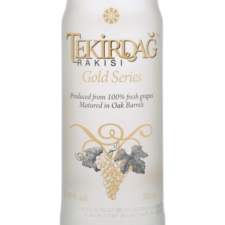 Tekirdag Raki Rakisi Gold Series 90 - 700ML - Front Label