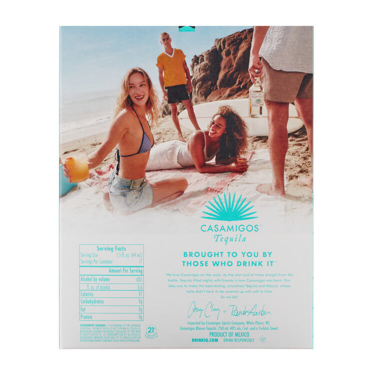 Casamigos Tequila Blanco 80 W/ Towel - 750ML