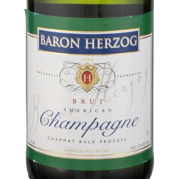 Baron Herzog Brut Champagne American - 750ML - Front Label