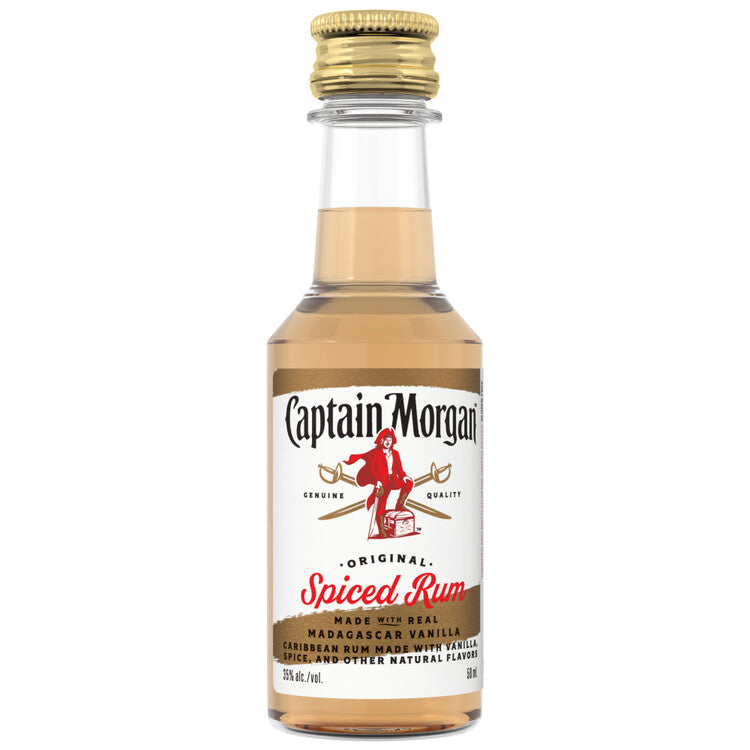 Captain Morgan Spiced Rum Original Real Madagascar Vanilla 70 - 50ML