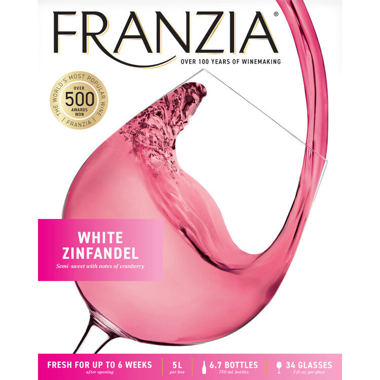Franzia White Zinfandel International - 5.0L