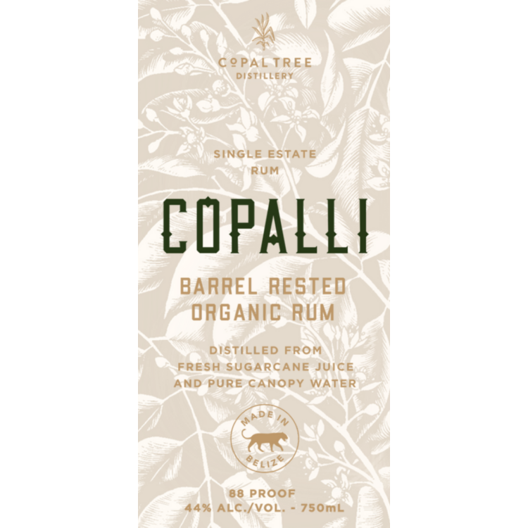 Copalli Barrel Rested Rum Single Estate 88 - 750ML
