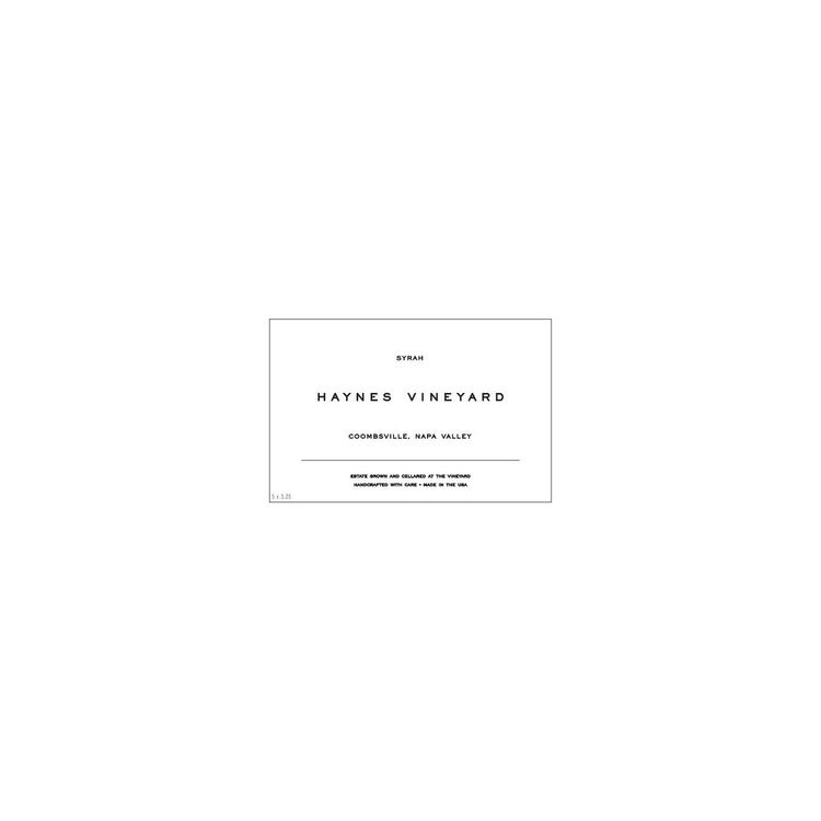 Haynes Vineyard Syrah Forgeron Coombsville 2021 Wood Box - 750ML