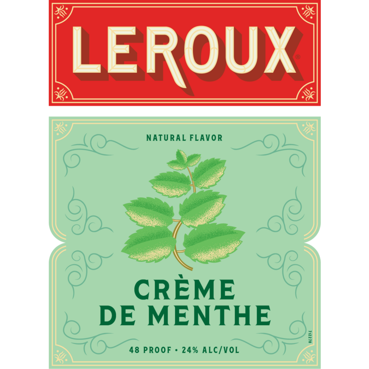 Leroux Creme De Menthe 48 - 750ML