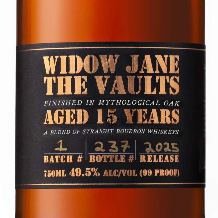 Widow Jane Bourbon The Vaults 15 Yr 99 - 750ML - Front Label