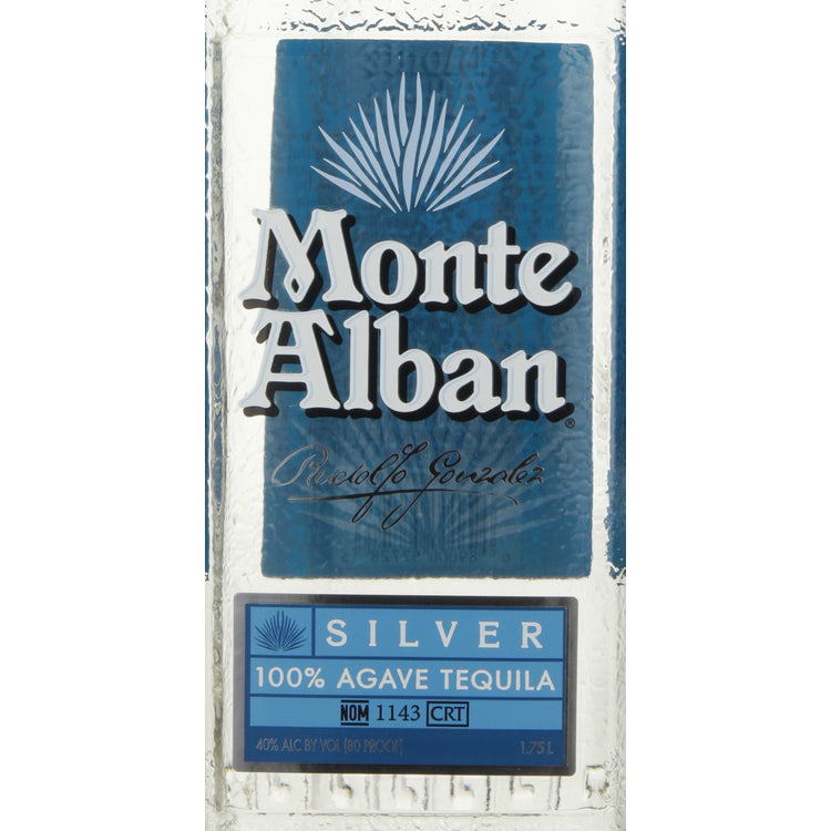 Monte Alban Tequila Silver 80 - 1.75L - Front Label