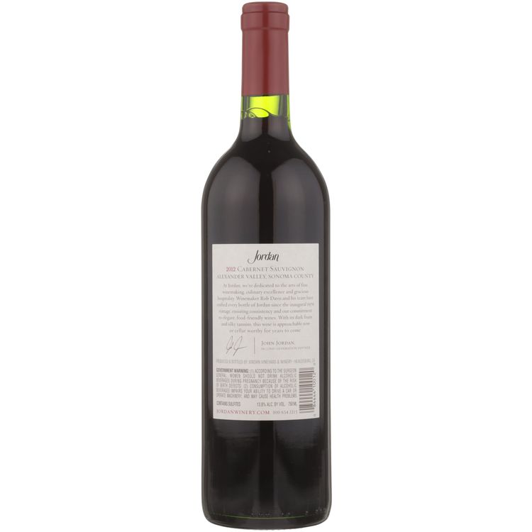Jordan Cabernet Sauvignon Library Release Alexander Valley 2012 - 750ML