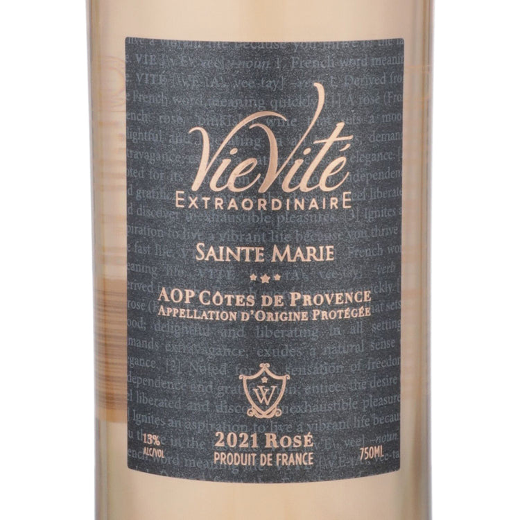 Vie Vite Cotes De Provence Rose Extraordinaire 2021 - 750ML