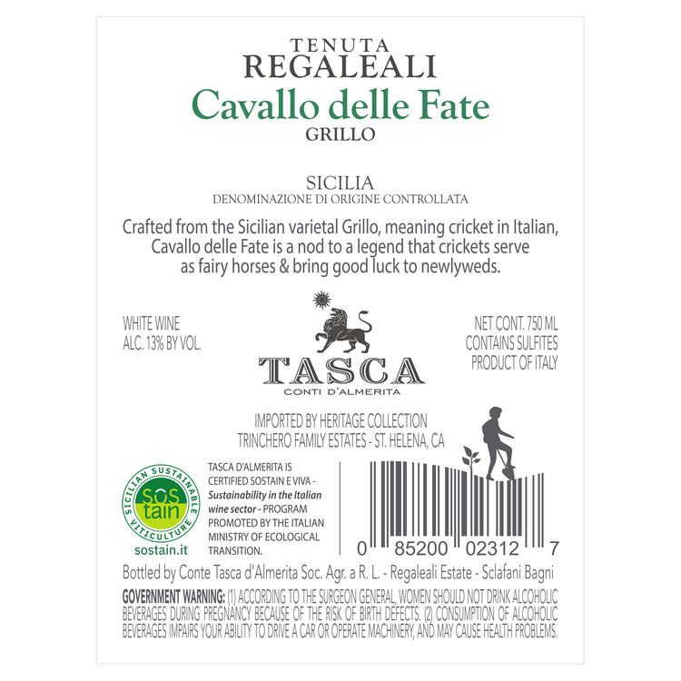 Tenuta Regaleali Grillo Cavallo Delle Fate Sicilia 2024 - 750ML