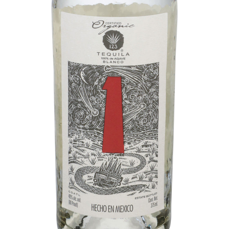 123 Tequila Blanco 80 - 375ML