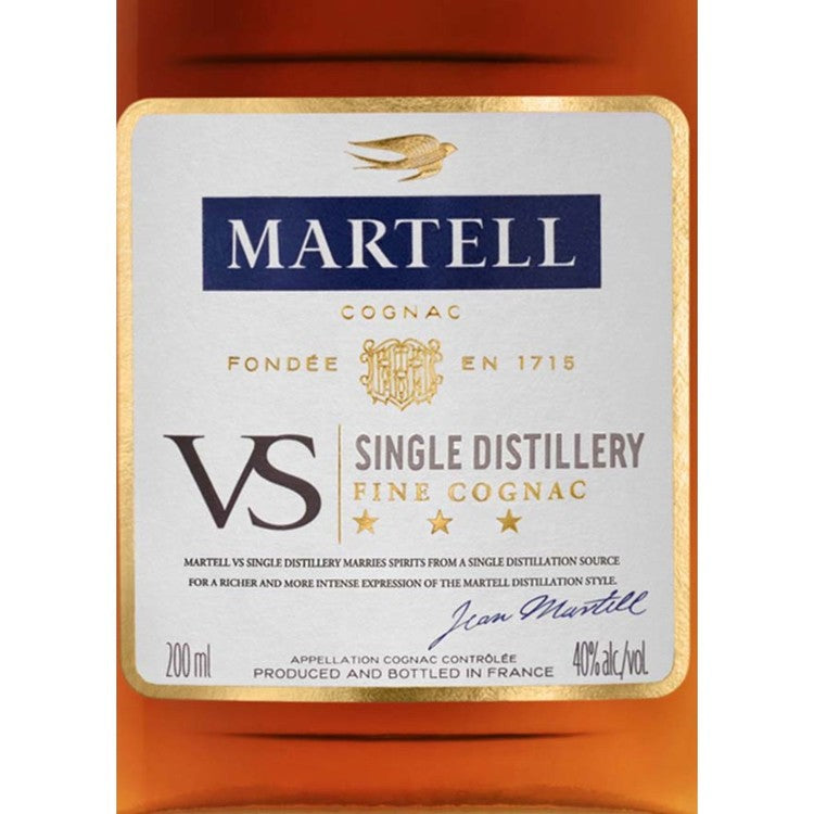 Martell Cognac Vs 80 - 200ML - Front Label
