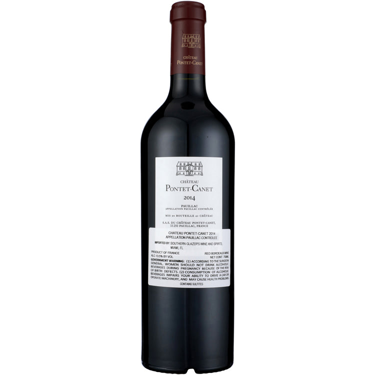 Chateau Pontet Canet Pauillac 2014 Wood Box - 750ML