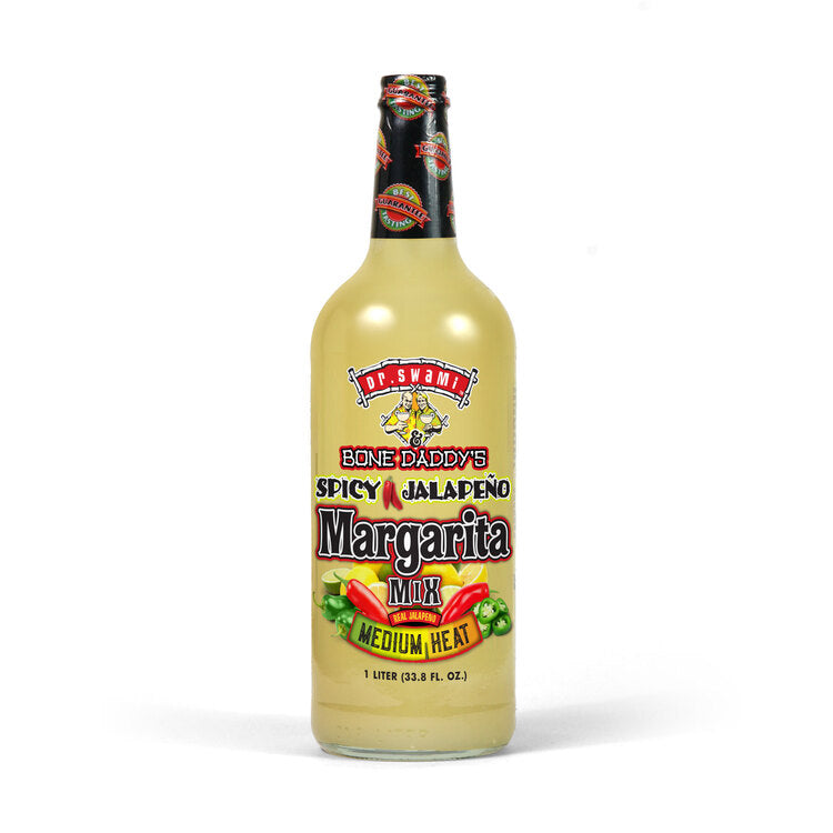 Dr. Swami & Bone Daddy's Spicy Jalapeno Margarita Mix - 1.0L - Front