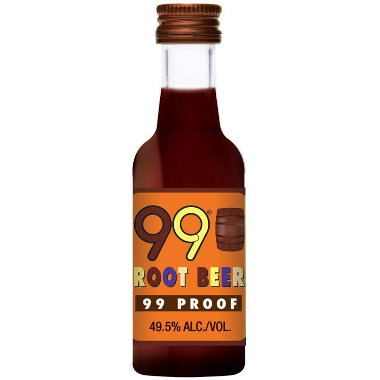 99 Brand Root Beer Liqueur 99 - 50ML - Front