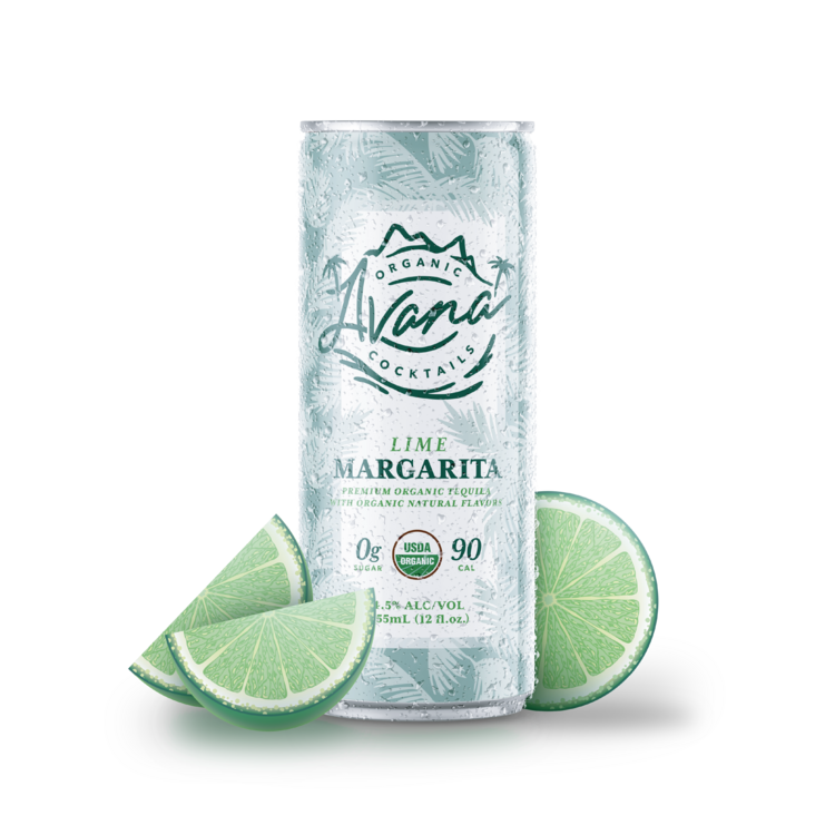 Avana Lime Margarita Cocktail 9 - 12 Z - Front