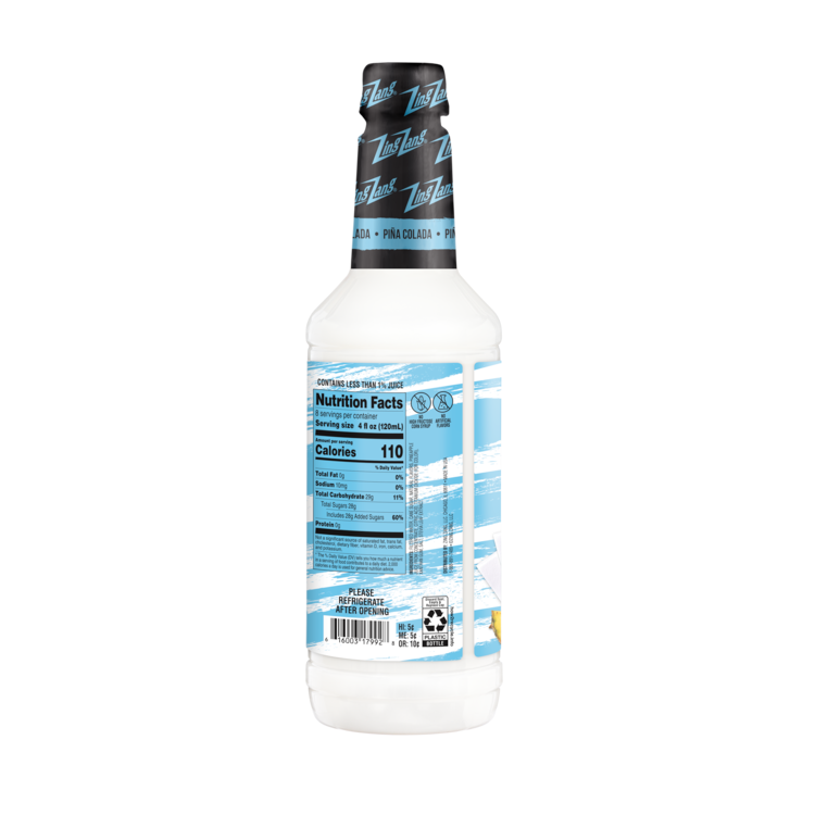 Zing Zang Pina Colada Mix - 32 Z - Back