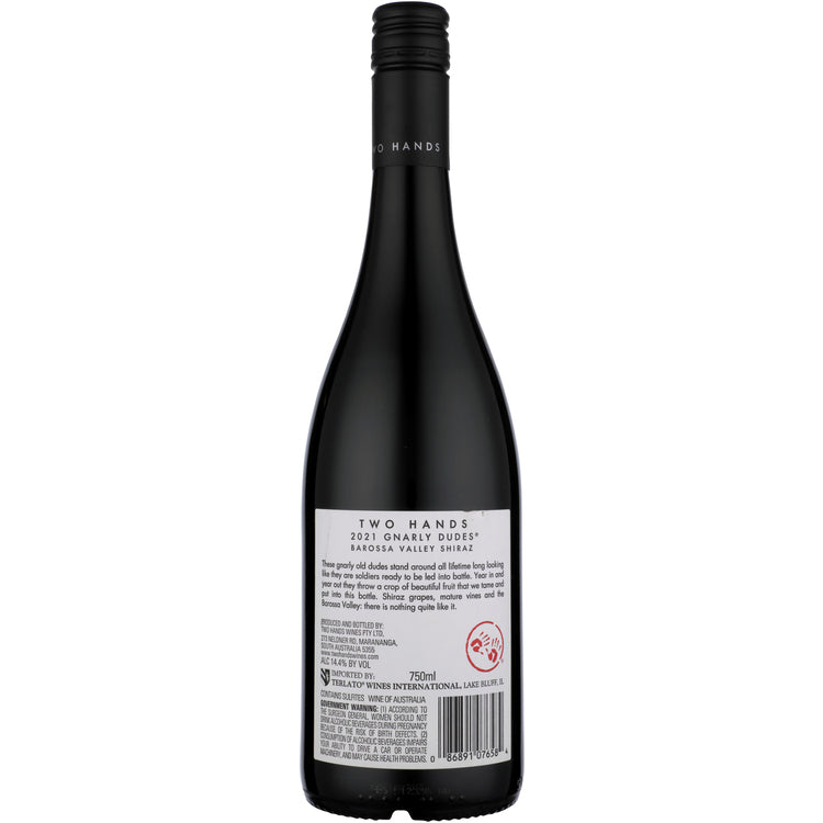 Two Hands Shiraz Gnarly Dudes Barossa Valley 2021 - 750ML