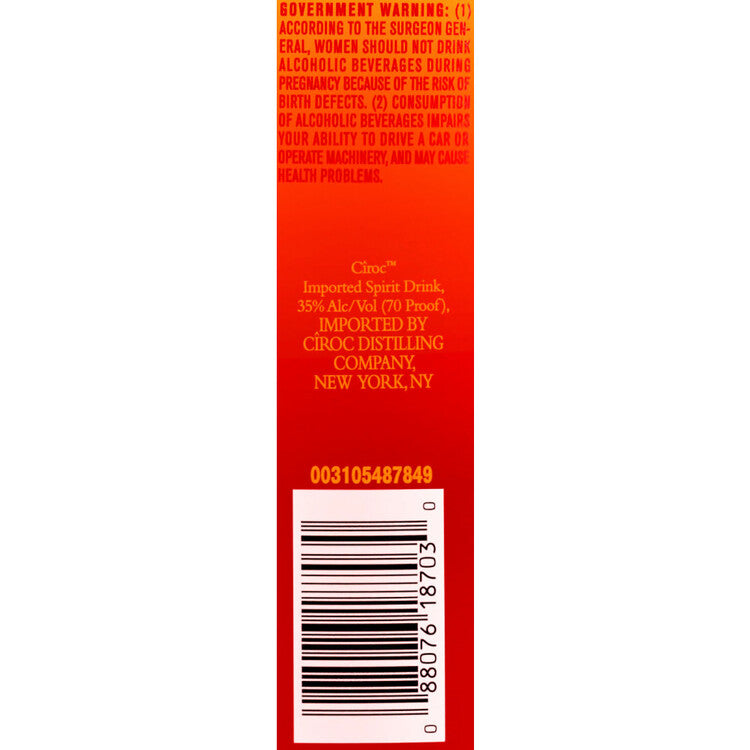 Ciroc Summer Citrus Flavored Vodka 70 - 1.75L