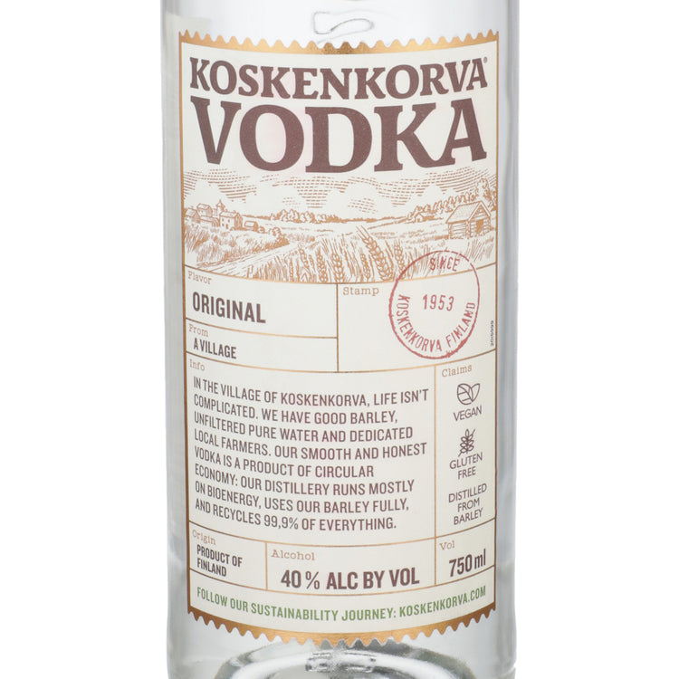 Koskenkorva Vodka Original 80 - 750ML