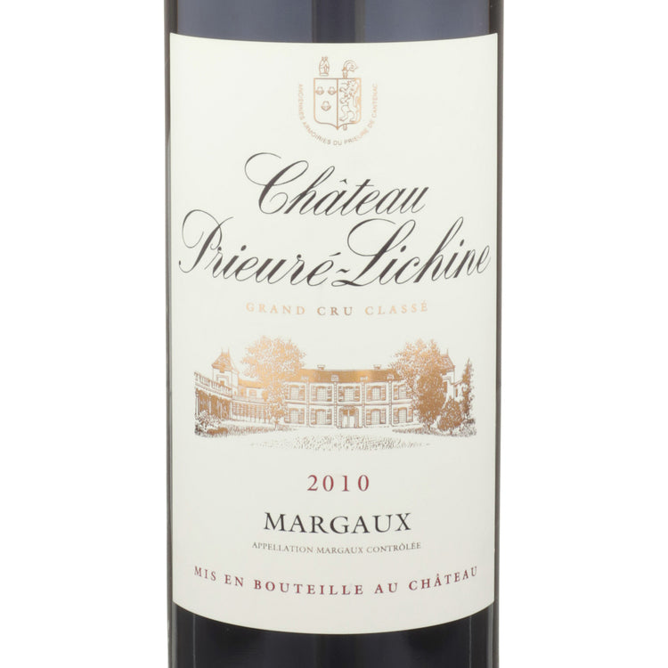 Chateau Prieure Lichine Margaux 2010 Wood Box - 750ML - Front Label