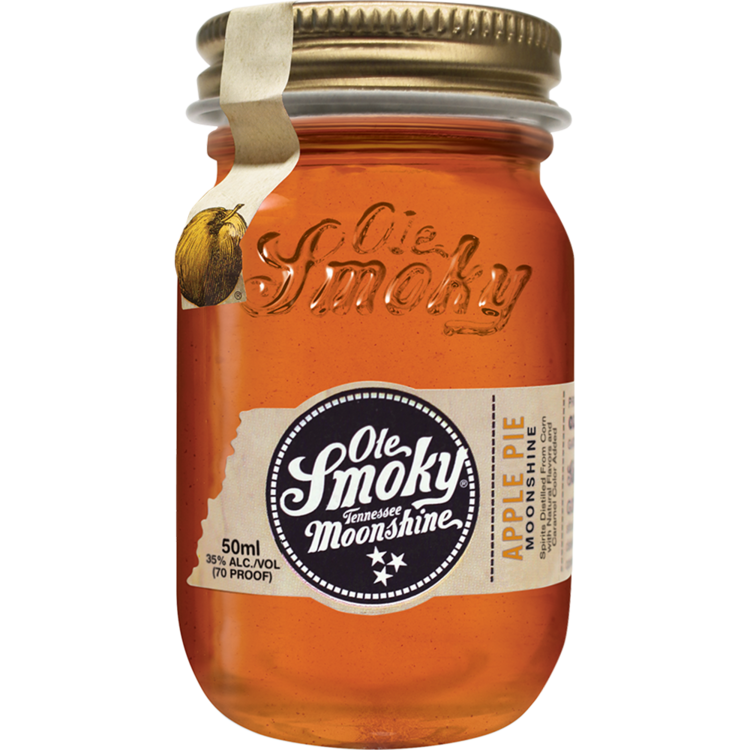 Ole Smoky Apple Pie Flavored Moonshine 70 - 50ML - Front