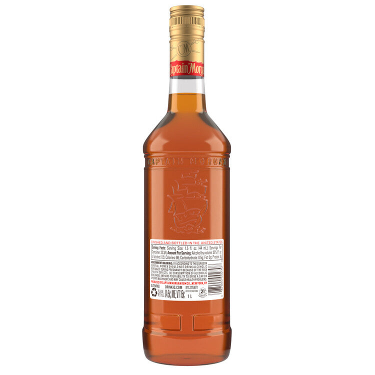 Captain Morgan Spiced Rum Original Real Madagascar Vanilla 70 - 1.0L