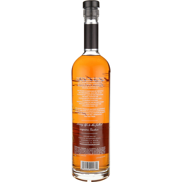 Gustoso Aguardiente Artisanal Rum Dark Rum 80 - 750ML