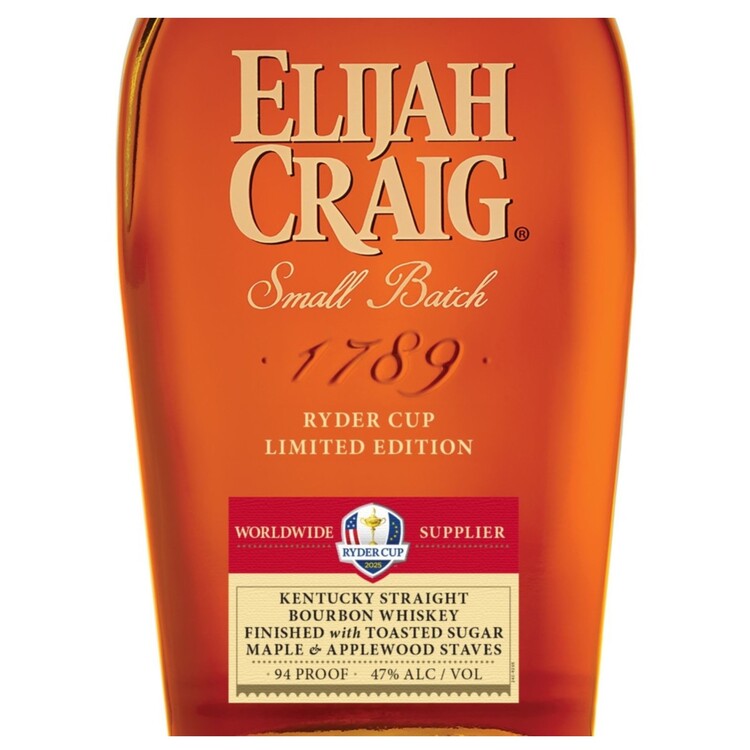 Elijah Craig Straight Bourbon Small Batch Ryder Cup Limited Edition 8 - 750ML
