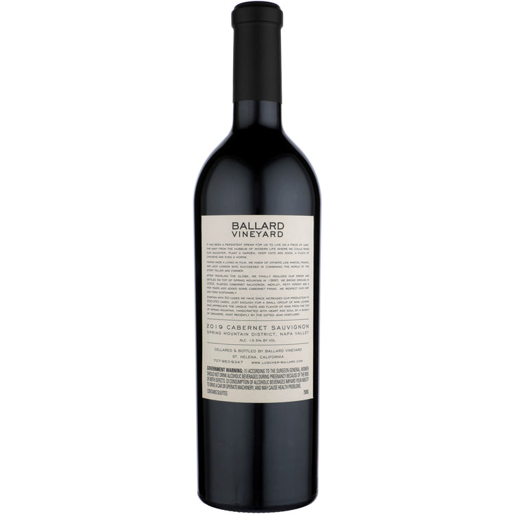 Ballard Vineyard Cabernet Sauvignon Spring Mountain District 2019 - 750ML