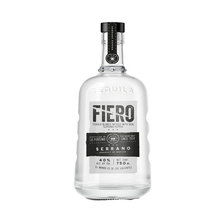 Fiero Tequila Blanco Infused With Serrano Pepper 80 - 750ML