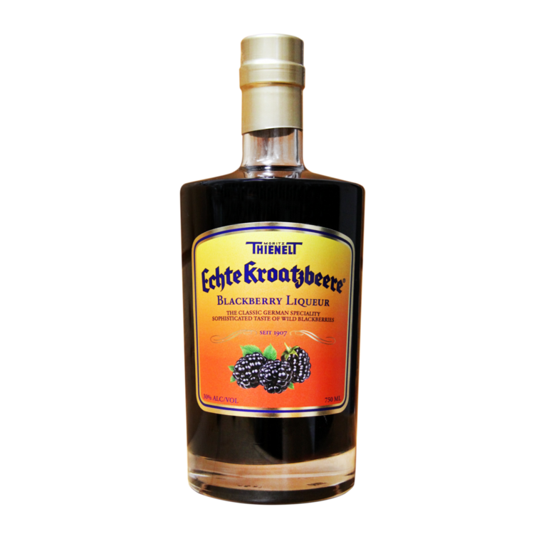 Thienelt Blackberry Liqueur Echte Kroatzbeere 60 - 750ML - Front