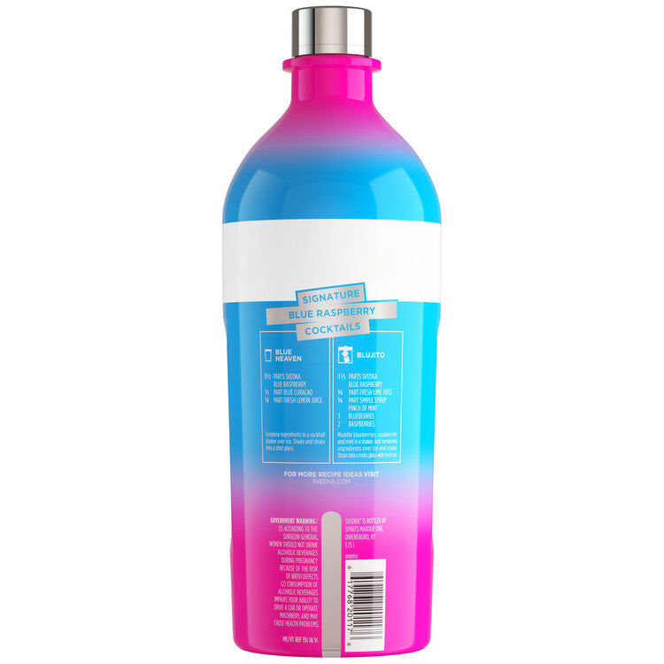 Svedka Blue Raspberry Flavored Vodka 70 - 1.75L