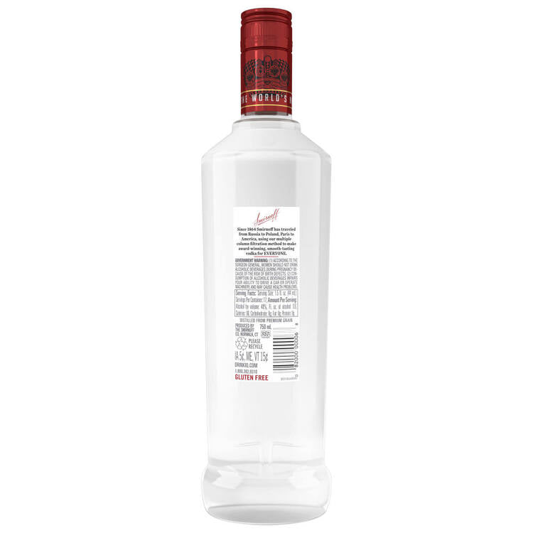 Smirnoff Vodka 80 - 750ML