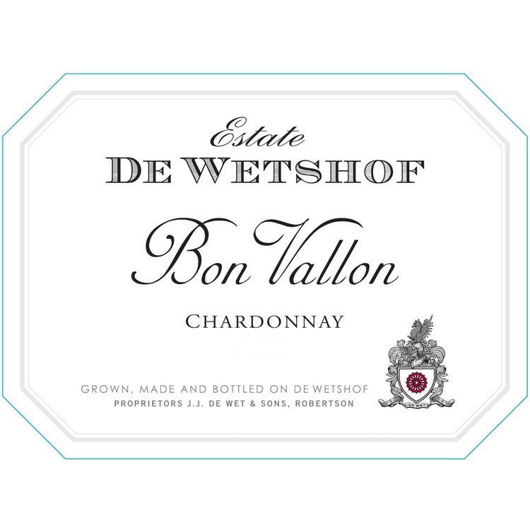 De Wetshof Chardonnay Bon Vallon Robertson 2023 - 750ML